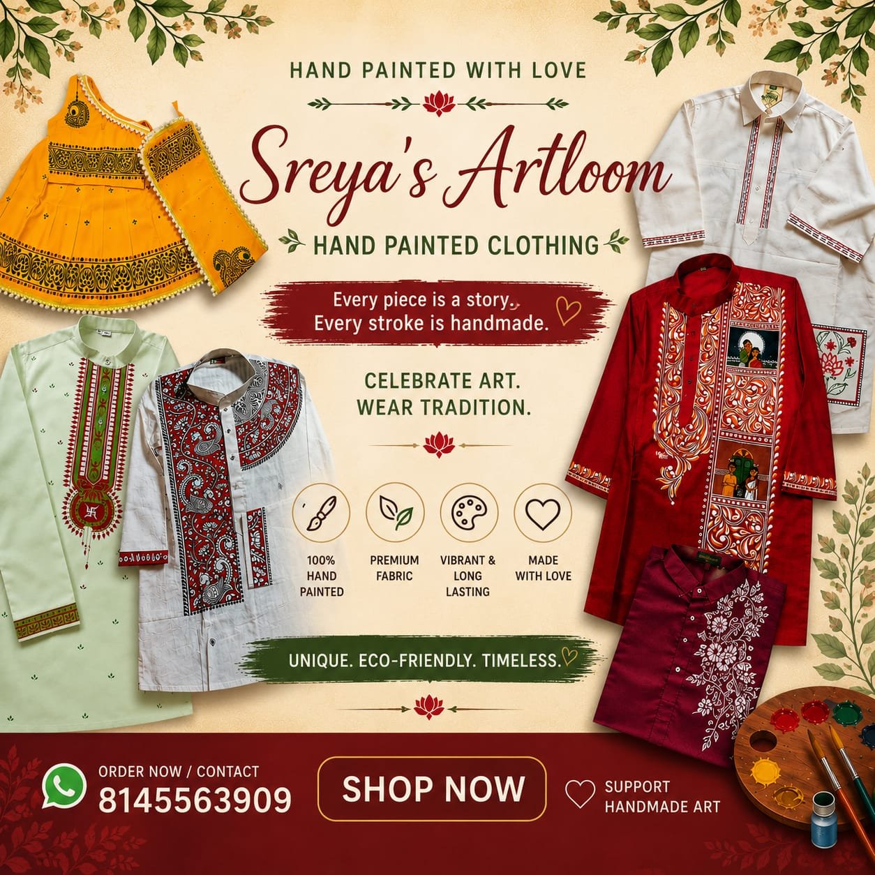 Sreya's Artloom - Handmade and Handprinted Clothing